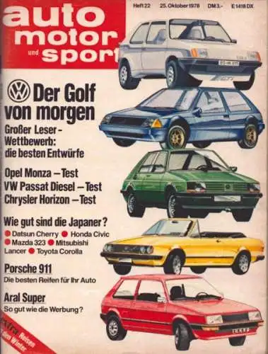 Auto, Motor & Sport 1978 Heft 22