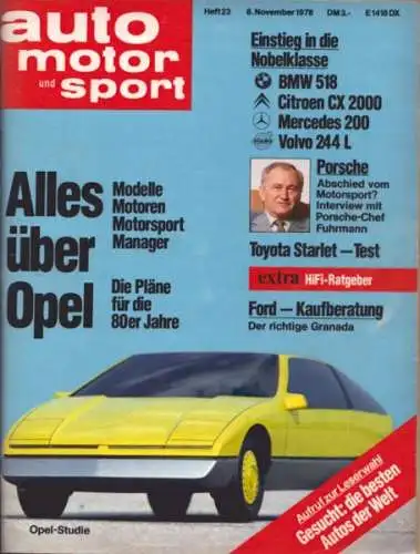 Auto, Motor & Sport 1978 Heft 23