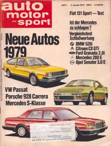 Auto, Motor & Sport 1979 Heft 1