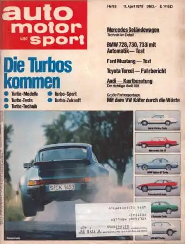 Auto, Motor & Sport 1979 Heft 8