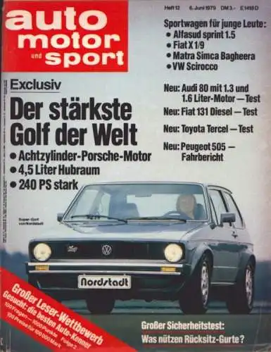 Auto, Motor & Sport 1979 Heft 12