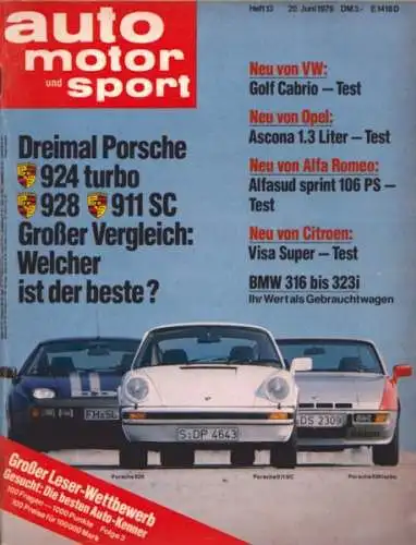 Auto, Motor & Sport 1979 Heft 13