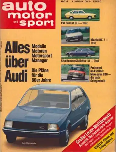 Auto, Motor & Sport 1979 Heft 14