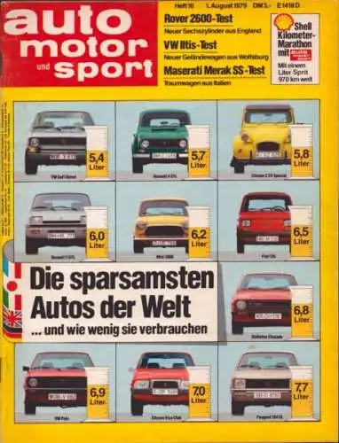 Auto, Motor & Sport 1979 Heft 16