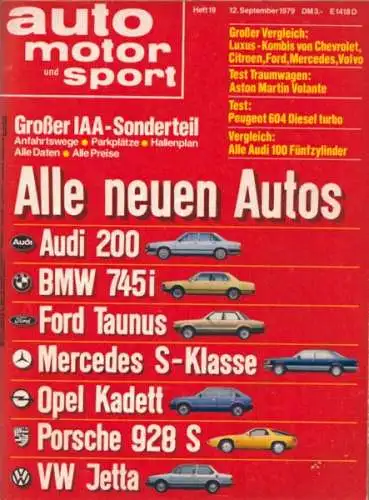 Auto, Motor & Sport 1979 Heft 19