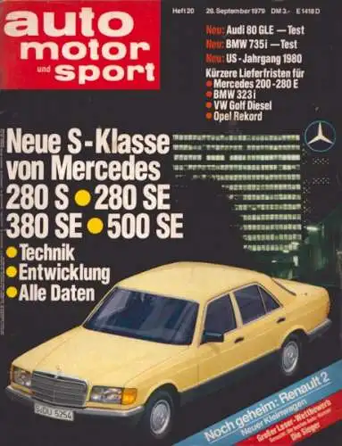 Auto, Motor & Sport 1979 Heft 20