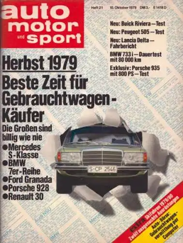 Auto, Motor & Sport 1979 Heft 21