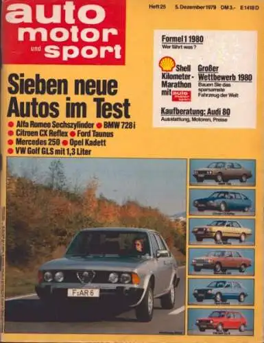 Auto, Motor & Sport 1979 Heft 25