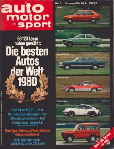 Auto, Motor & Sport 1980 Heft 3