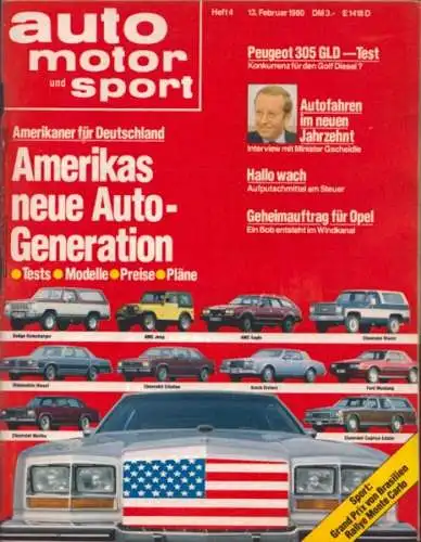 Auto, Motor & Sport 1980 Heft 4