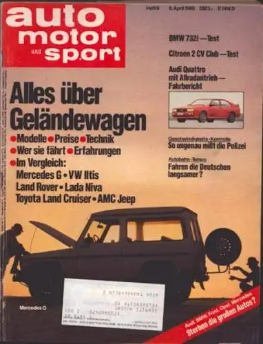 Auto, Motor & Sport 1980 Heft 8