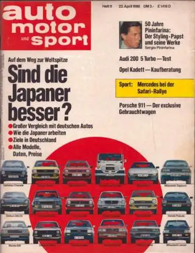 Auto, Motor & Sport 1980 Heft 9