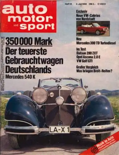 Auto, Motor & Sport 1980 Heft 14