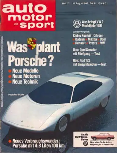 Auto, Motor & Sport 1980 Heft 17