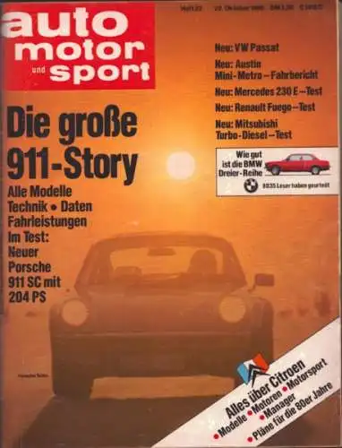 Auto, Motor & Sport 1980 Heft 22