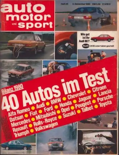 Auto, Motor & Sport 1980 Heft 25