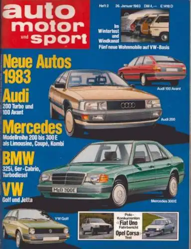 Auto, Motor & Sport 1983 Heft 2