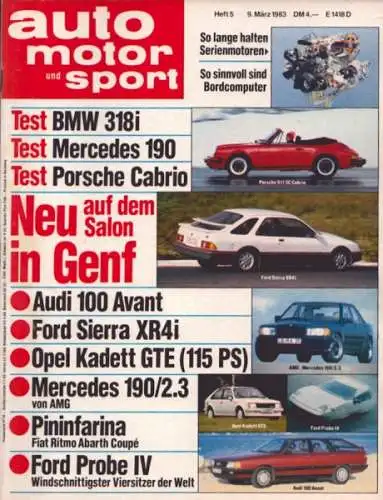 Auto, Motor & Sport 1983 Heft 5