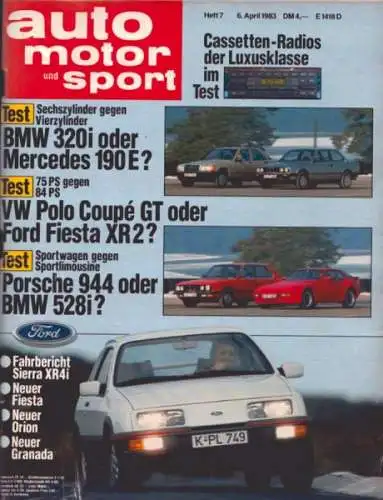 Auto, Motor & Sport 1983 Heft 7