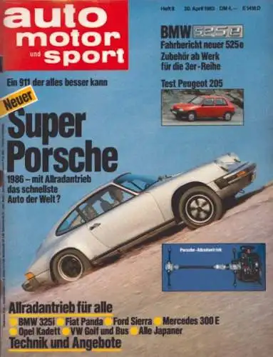 Auto, Motor & Sport 1983 Heft 8