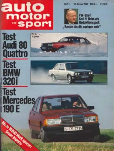 Auto, Motor & Sport 1983 Heft 1