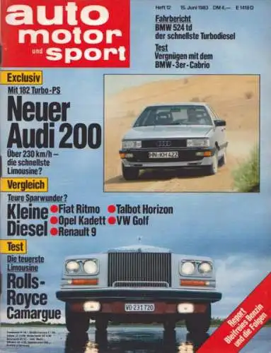 Auto, Motor & Sport 1983 Heft 12