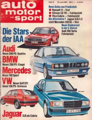 Auto, Motor & Sport 1983 Heft 13