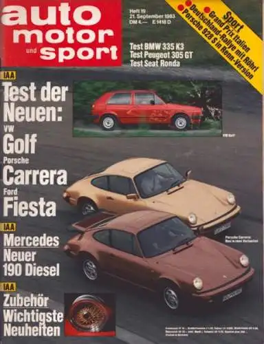 Auto, Motor & Sport 1983 Heft 19