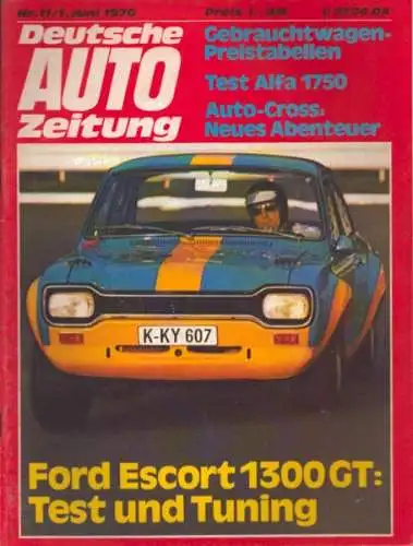 Deutsche Auto Zeitung 1970 Heft 11