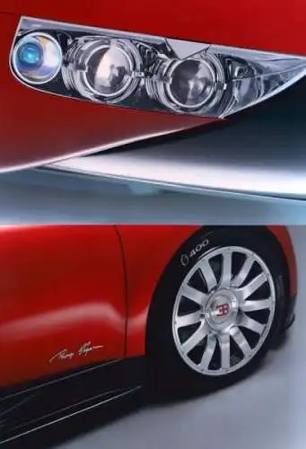 Bugatti EB 16.4 Veyron Pressemappe Frankfurt 2001