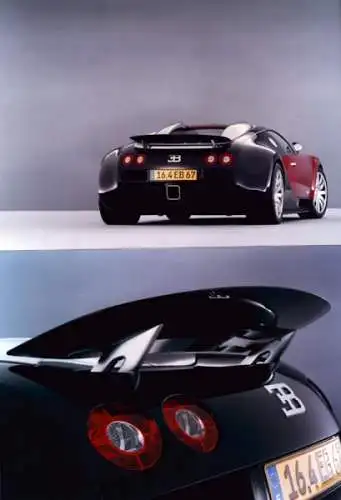 Bugatti EB 16.4 Veyron Pressemappe Frankfurt 2001
