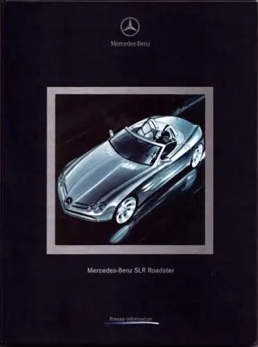 Mercedes-Benz Vision SLR Roadster Pressemappe 9.1999