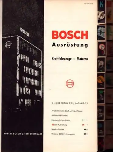 Bosch Haupt Katalog 1956