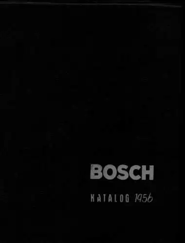 Bosch Haupt Katalog 1956