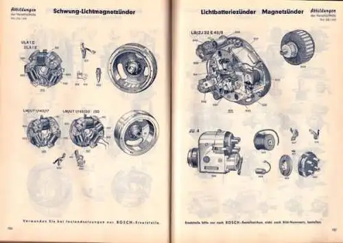 Bosch Ersatzteil Katalog 1952