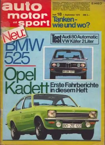 Auto, Motor & Sport 1973 Heft 18