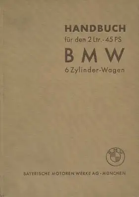BMW 320 Bedienungsanleitung 2.1939