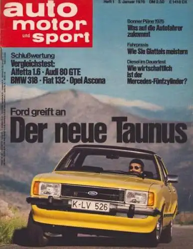 Auto, Motor & Sport 1976 Heft 1