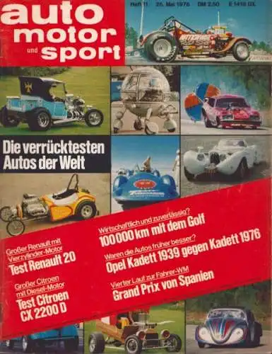 Auto, Motor & Sport 1976 Heft 11