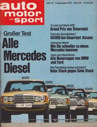 Auto, Motor & Sport 1976 Heft 18