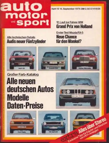 Auto, Motor & Sport 1976 Heft 19