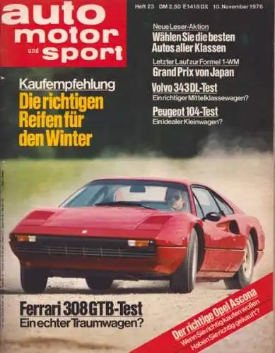 Auto, Motor & Sport 1976 Heft 23