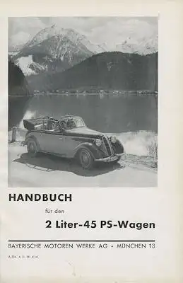 BMW 320 Bedienungsanleitung 2.1939