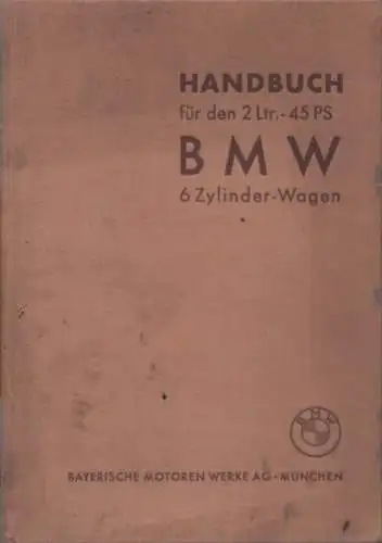 BMW 320 Bedienungsanleitung 2.1939