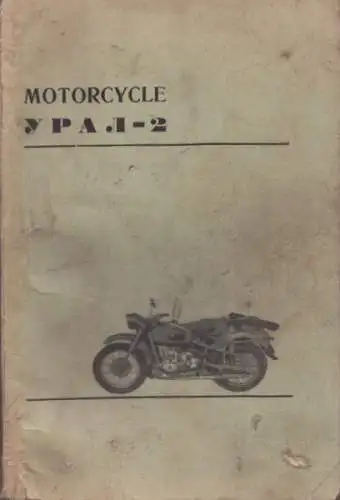 M 63 Motorrad Bedienungsanleitung ca. 1960