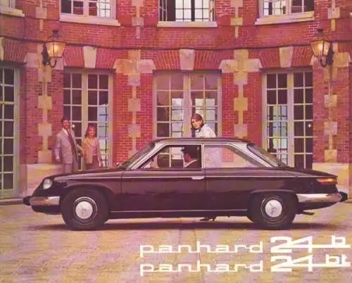 Panhard 24 b / 24 bt Prospekt 1960er Jahre