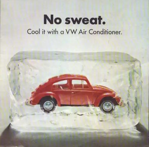 VW Klimaanlage / Air conditioner Prospekt 1966