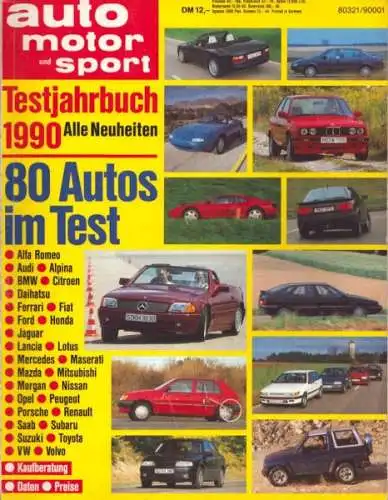 Auto Motor Sport Testjahrbuch 1990