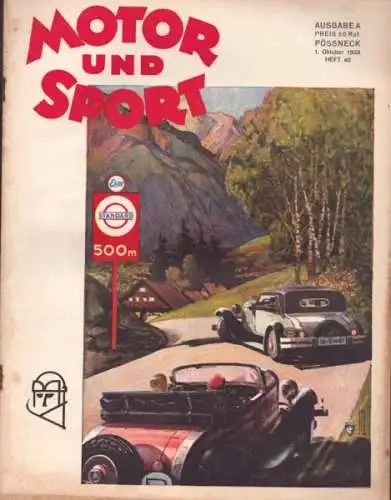 Motor & Sport 1933 Heft 40