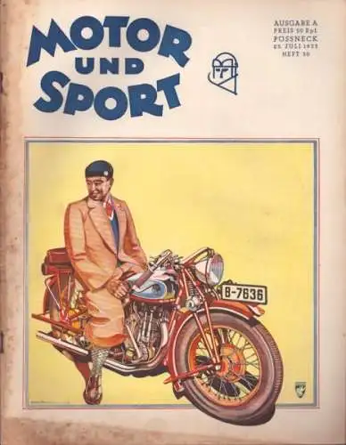 Motor & Sport 1933 Heft 30